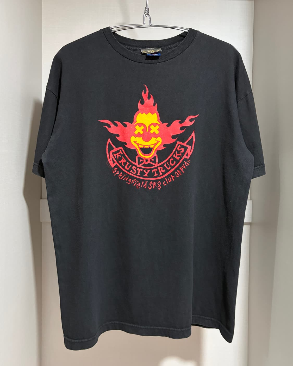 빈티지 90s skateboard Krusty Trucks 심슨 티셔츠 상품이미지2