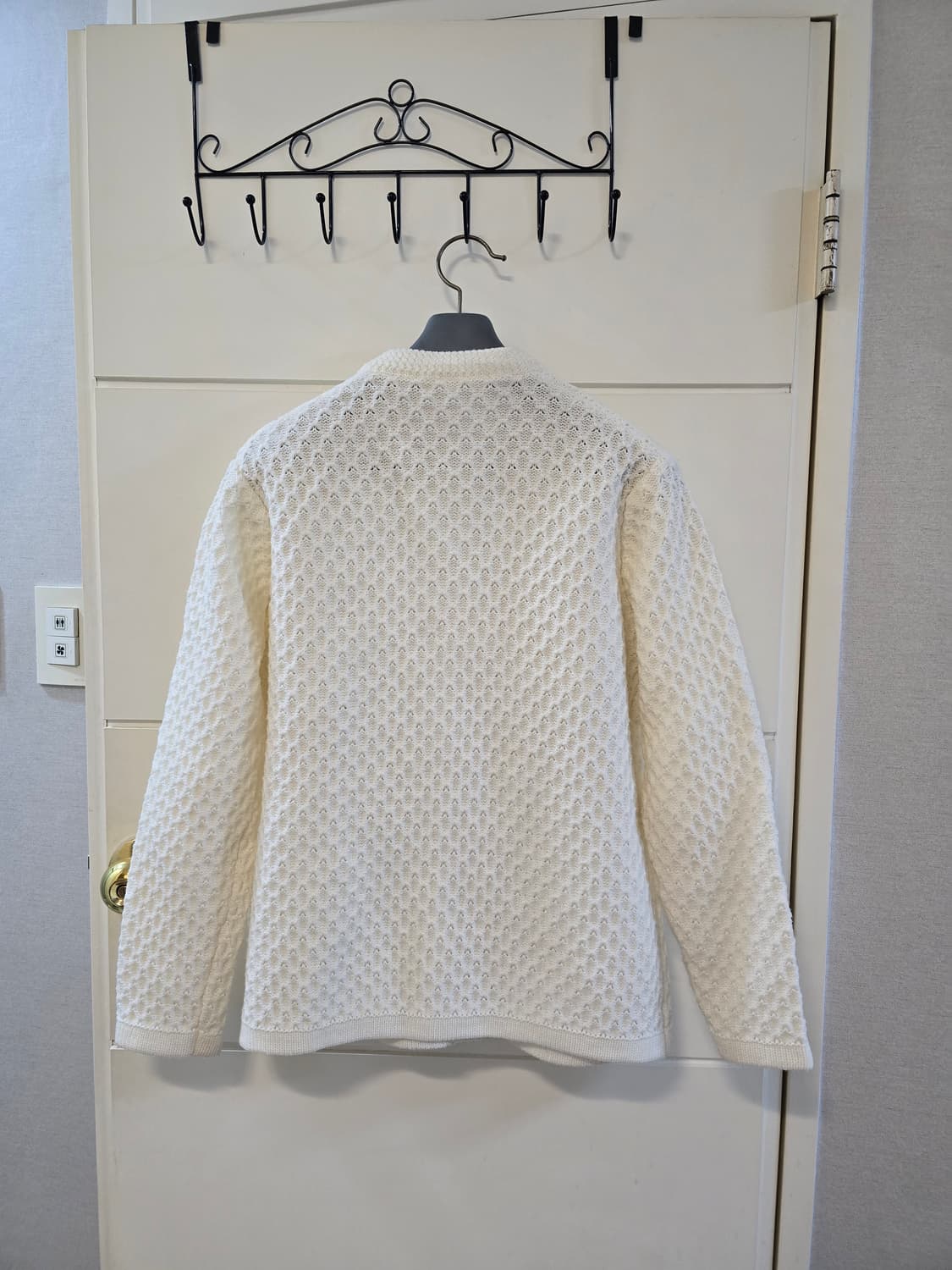 아이보리 니트 가디건 M 상품이미지2