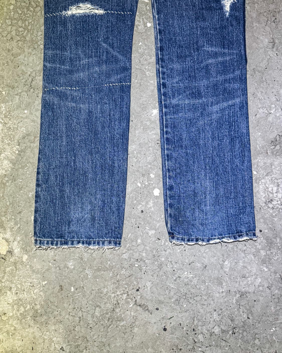 Destroyed Detail denim pants 상품이미지10