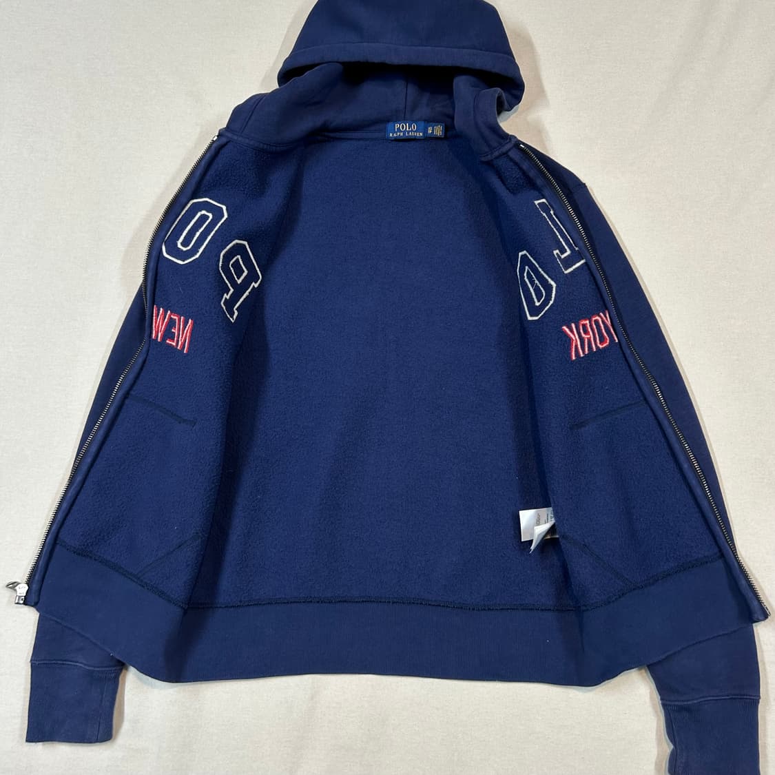 XS) 폴로 랄프로렌 뉴욕 스펠로고 후드집업 상품이미지4