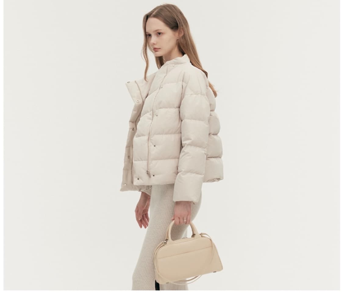 Sie 숏패딩 아이보리 상품이미지2