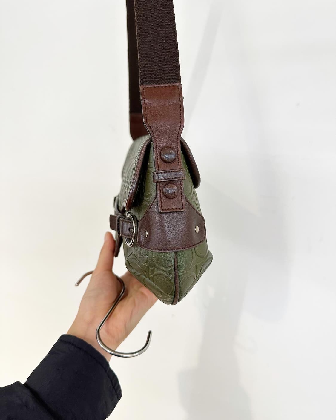 페라가모 그린 간치니 키리 숄더백  상품이미지5