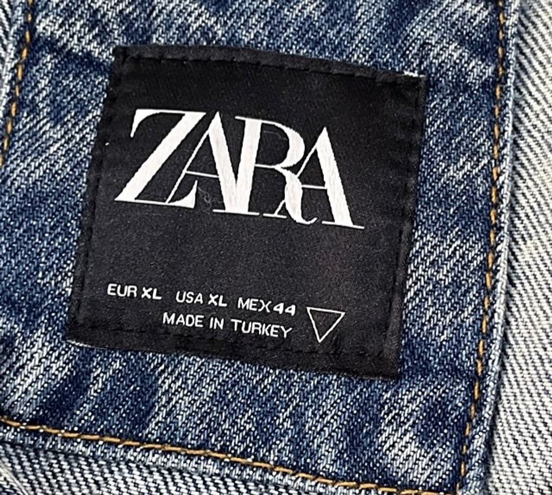 자라 데님 트러커 자켓 105/XL 상품이미지5