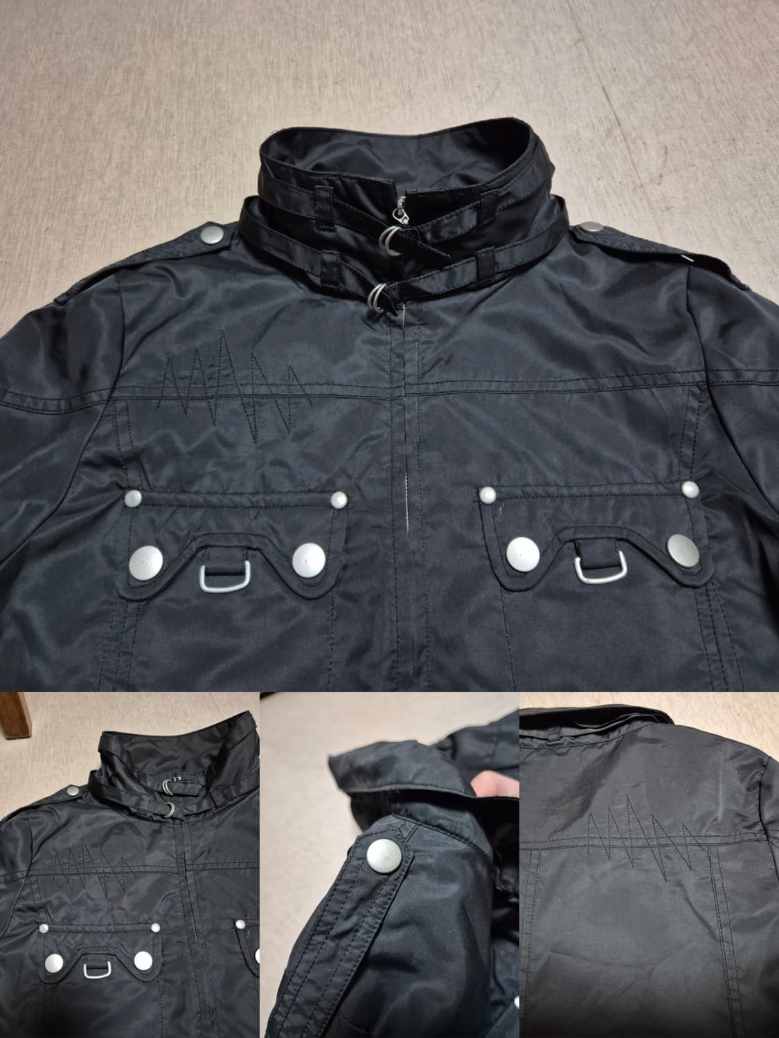 논노 빈티지 y2k 바이커 자켓 상품이미지5