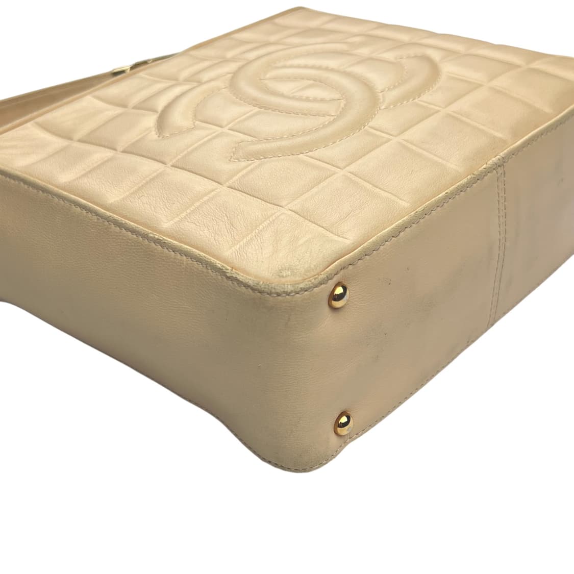 샤넬 초코바 정방백 베이지 상품이미지3