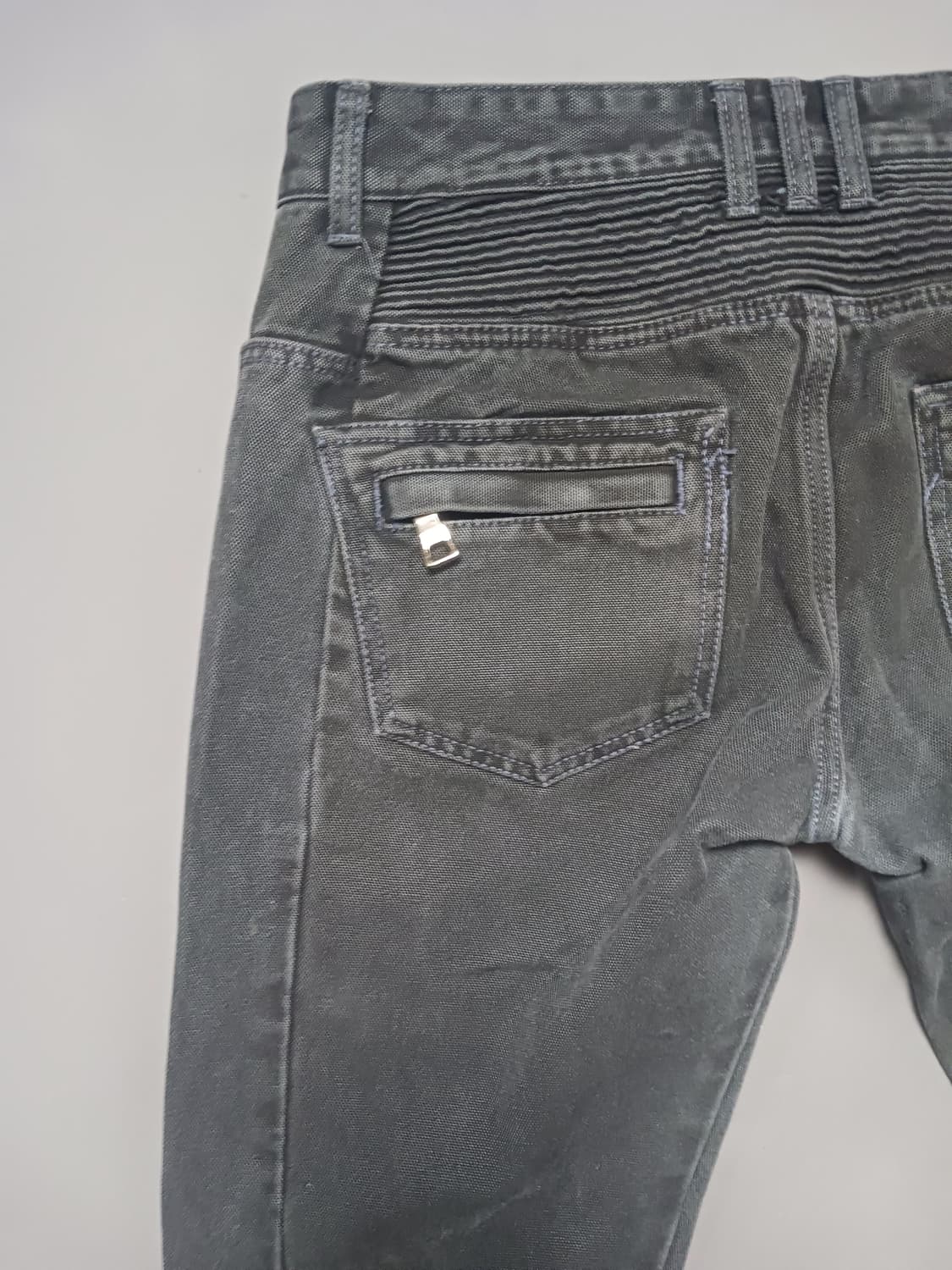 [32] 발망 블랙워싱 바이커진 청바지 상품이미지8