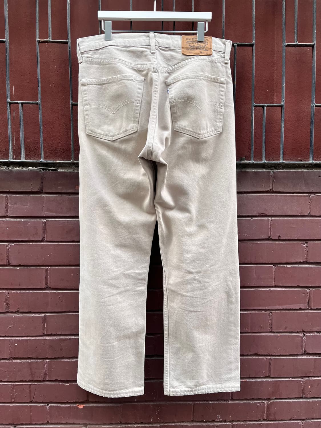 빈티지 리바이스 509 데님 팬츠 베이지 상품이미지3