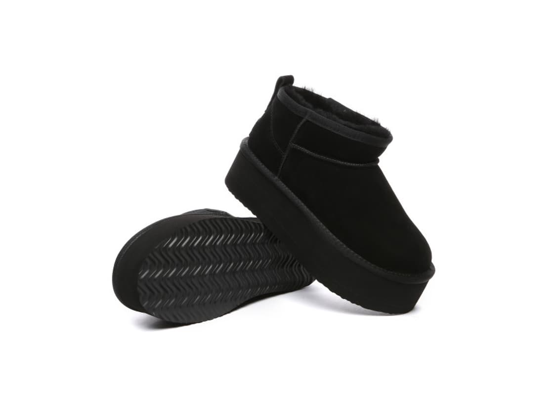 새상품) 호주 AS 에버어그 세일러 울트라미니 플랫폼 어그 블랙 상품이미지1