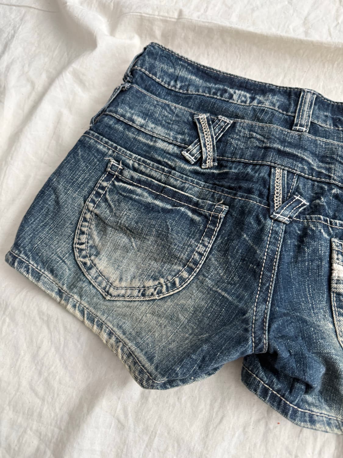 Y2k 데님 숏팬츠 상품이미지6