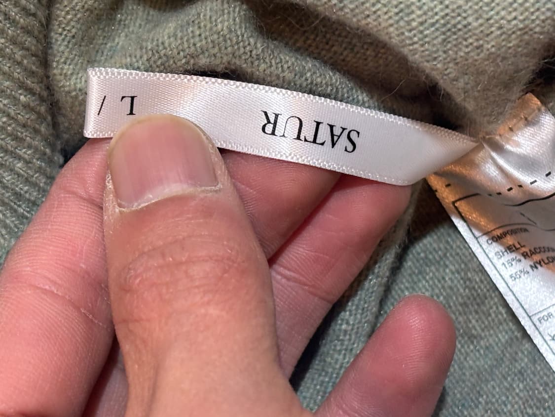 세터 라쿤 칼라 셔츠 가디건 L사이즈 상품이미지6