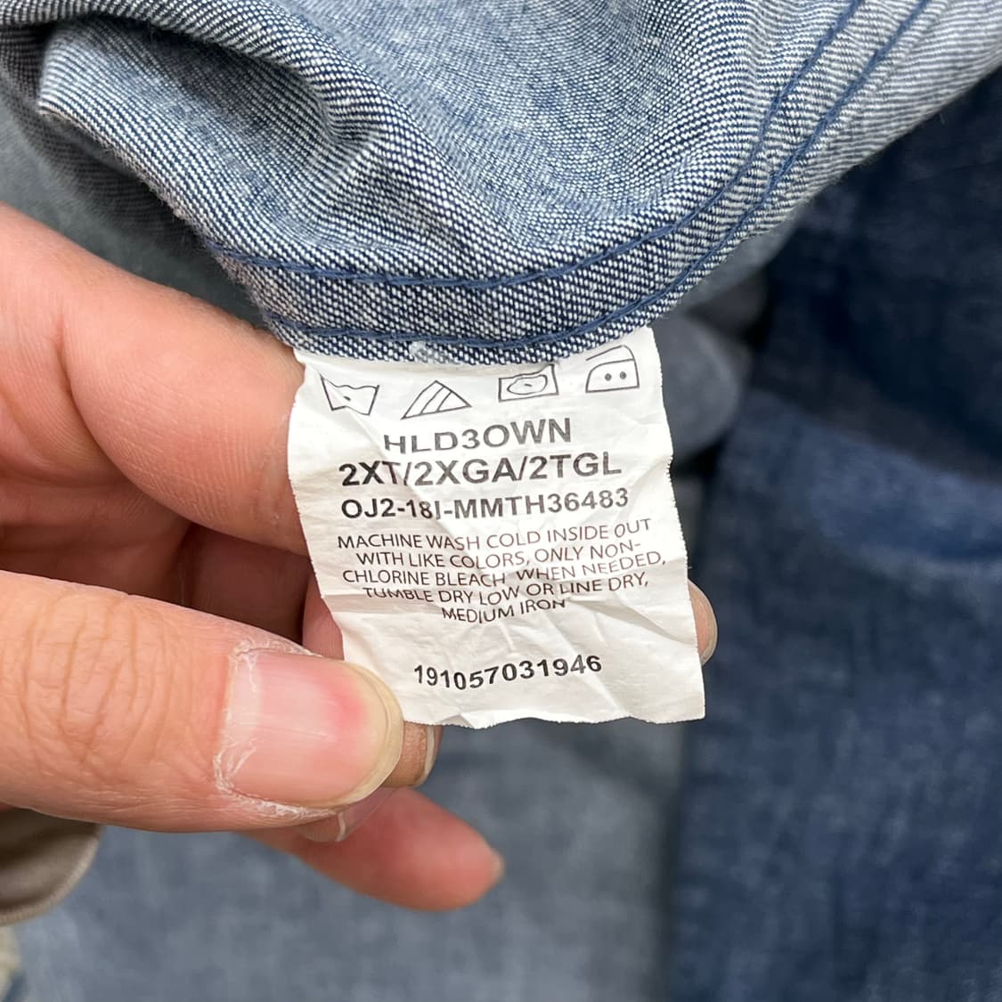 랭글러 투포켓 워크 셔츠 r3149 상품이미지6