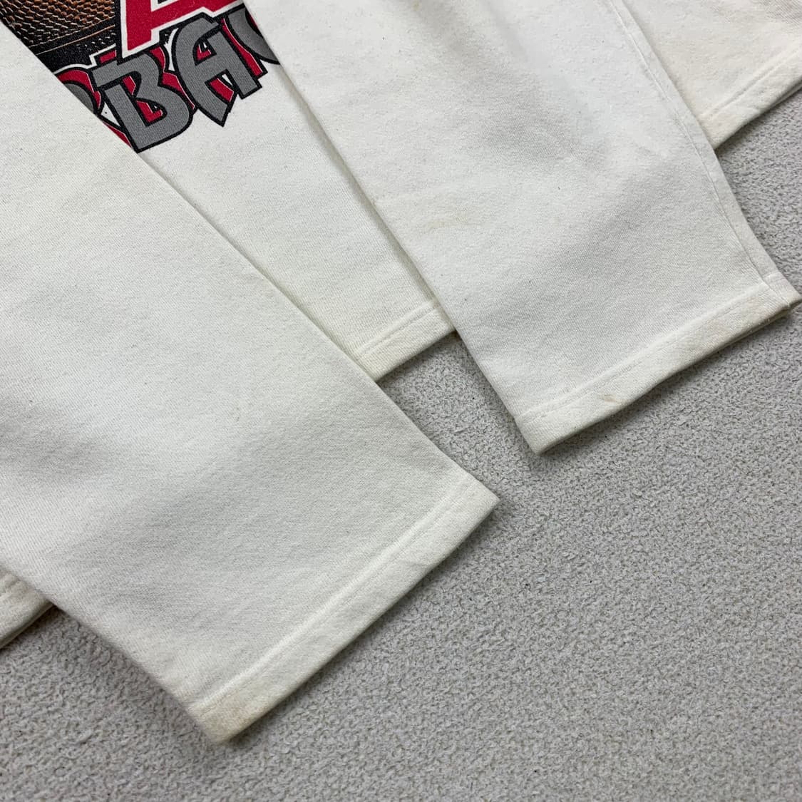 90's Wauldron Sports 아칸소 레인저백스 팀 빅로고 긴팔티 상품이미지4