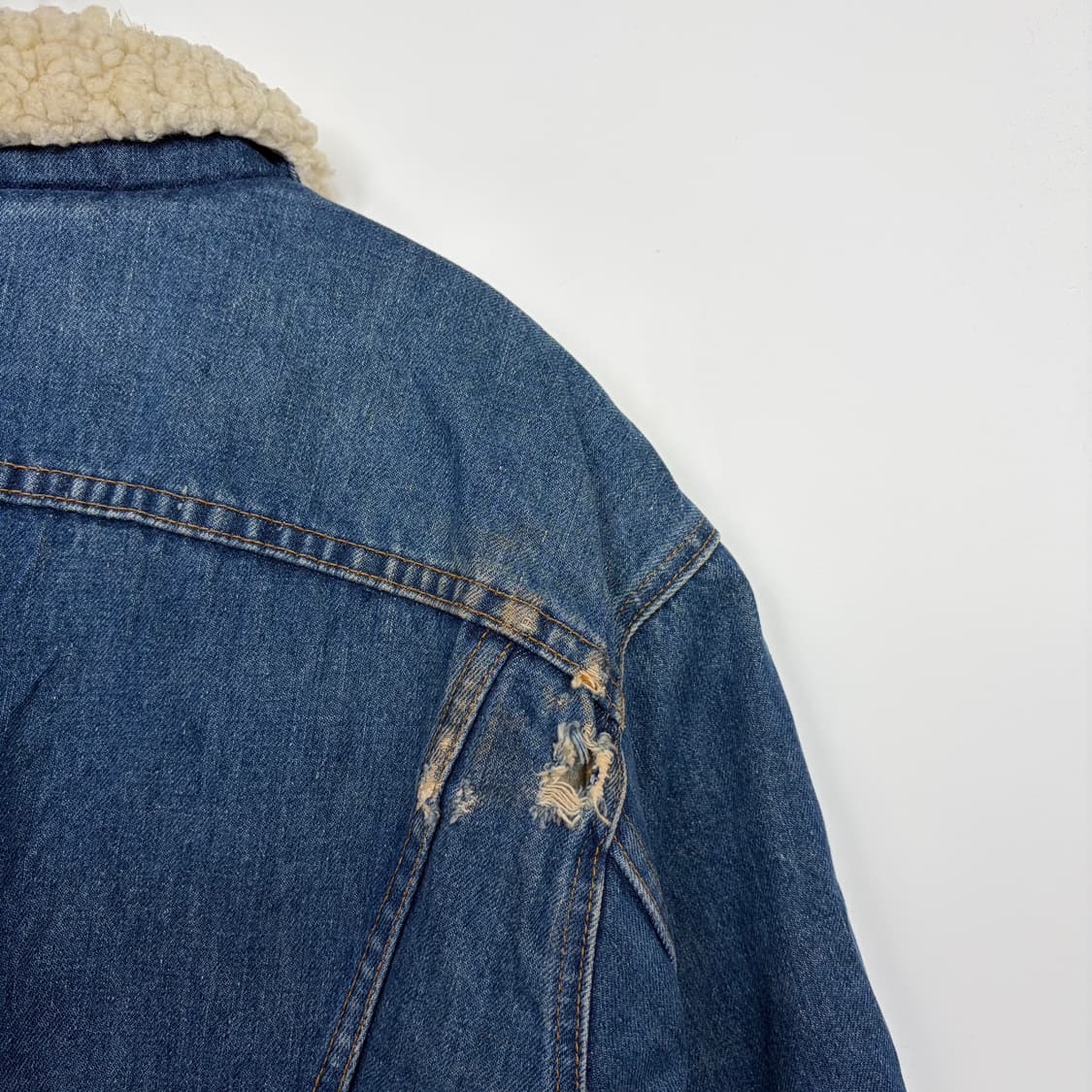 70s 리바이스 데님 셰르파 쉐르파 트러커 자켓 상품이미지9