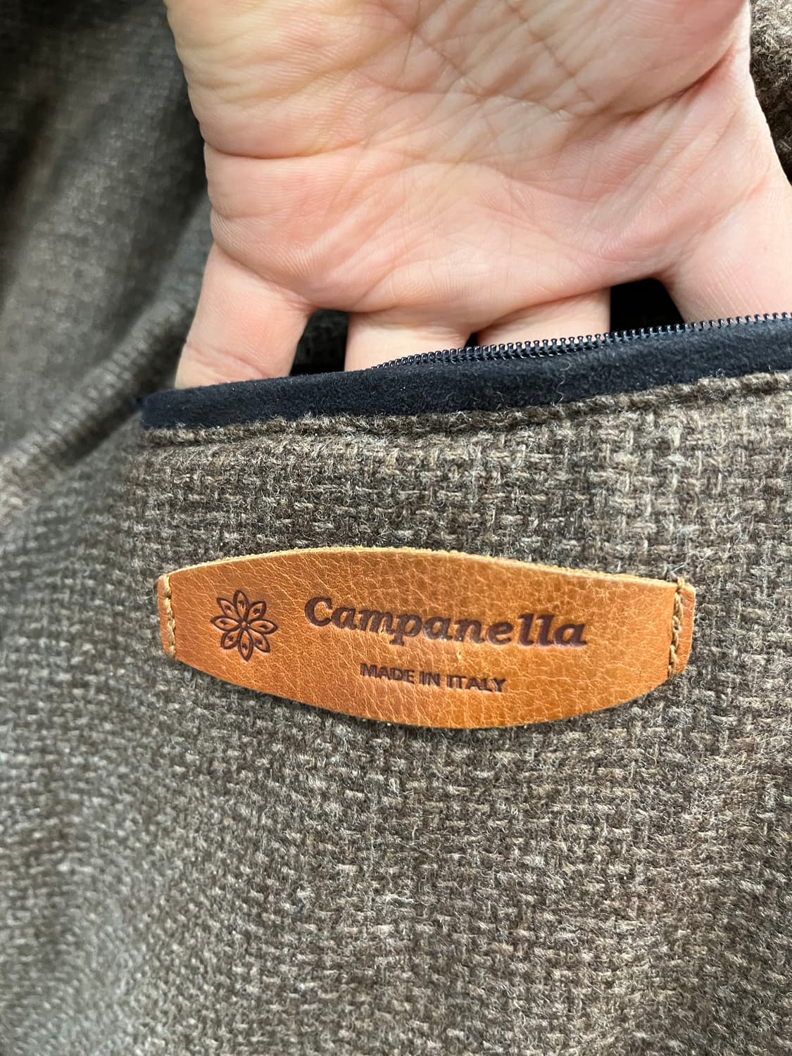 100) 캄파넬라 스웨이드 블루종자켓  상품이미지7