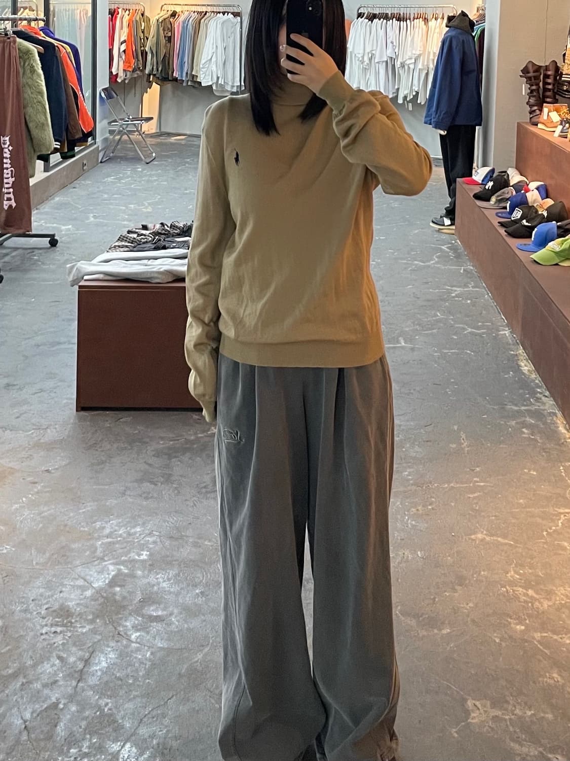 폴로 랄프로렌 워셔블 울 터틀넥 베이지 니트 H1276 상품이미지1