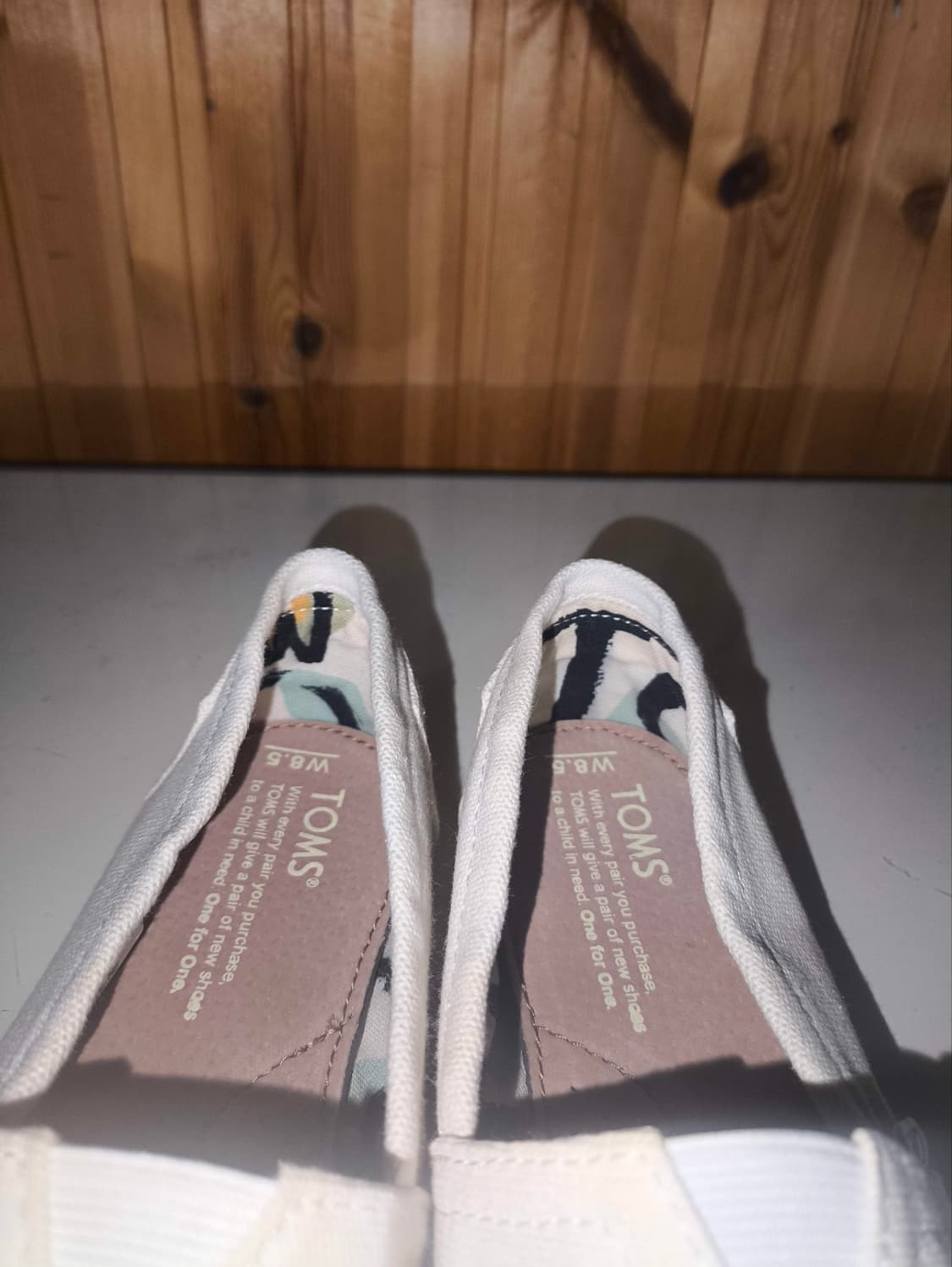 w8.5 255mm 탐스 슬립온 삼성라이온즈 커스텀  상품이미지5