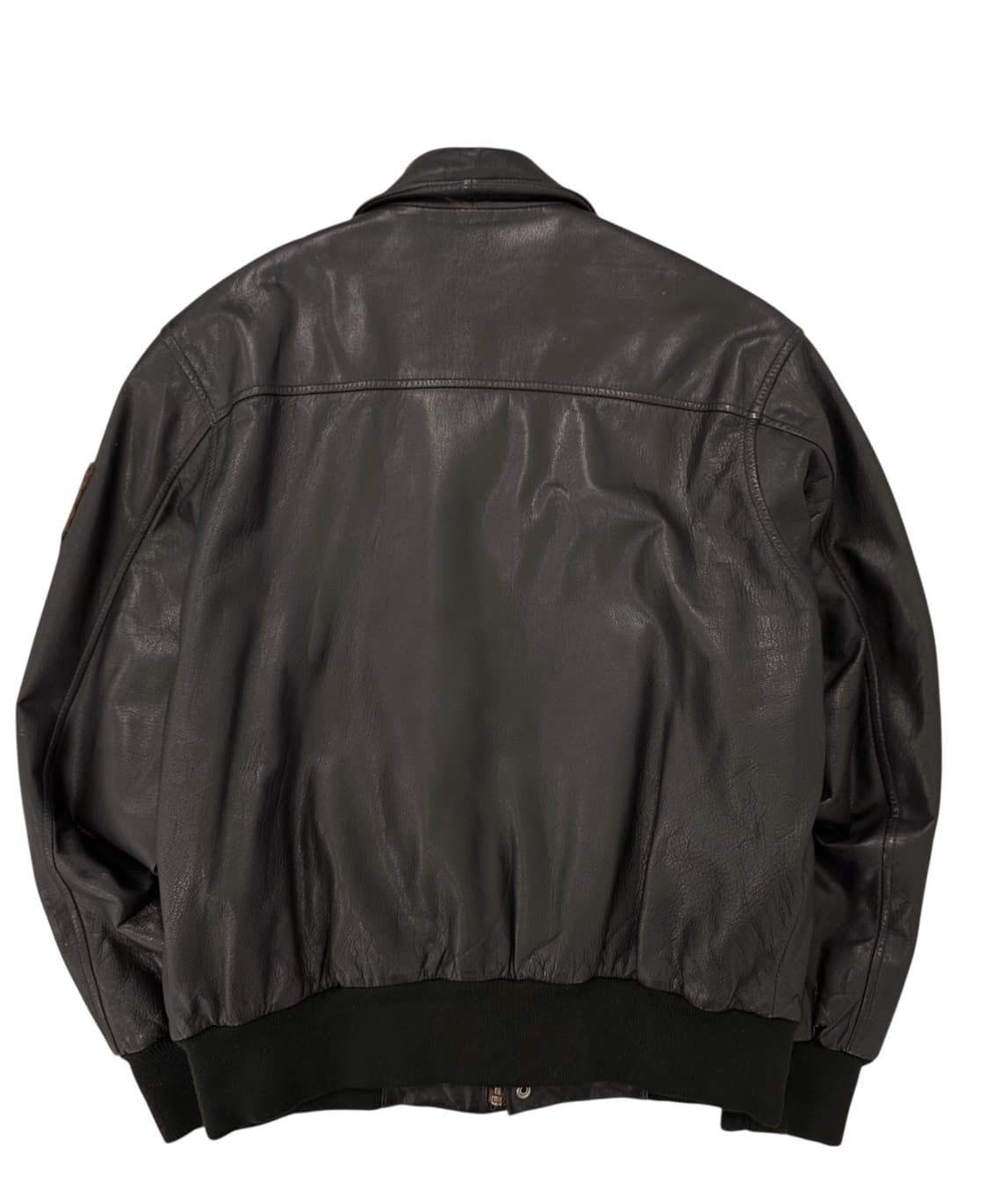 90s 한국군 양가죽 자켓 다크브라운 (3/M~L)  상품이미지8