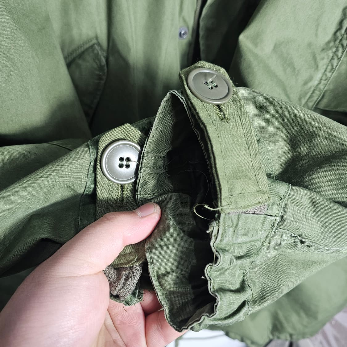 80s 오리지널 m65 피쉬테일 개파카 야상 large 상품이미지5