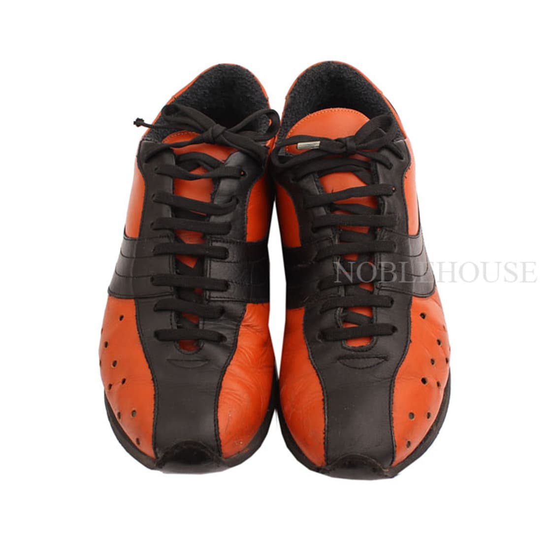 돌체앤가바나 오렌지&블랙 펀칭 남성 스니커즈 285 상품이미지2