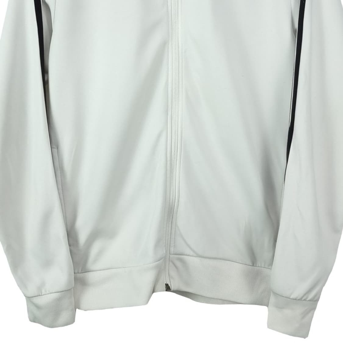 [아디다스] 로고 자수 화이트 져지 트랙탑 집업 자켓 M19538 상품이미지5