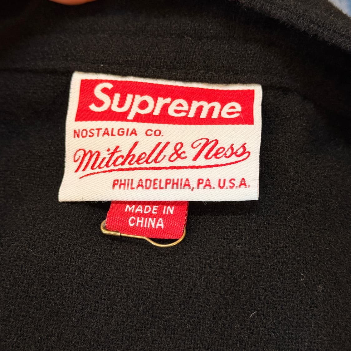  FW23 슈프림 X 미첼 앤 네스 아라빅 로고 베이스볼 져지 XL 상품이미지8