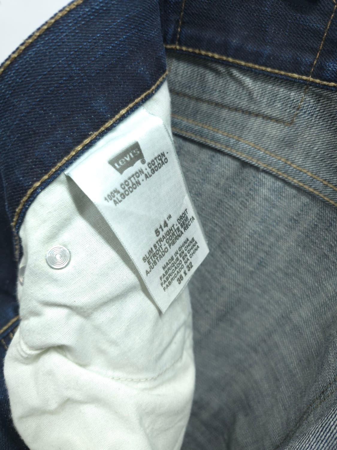 리바이스 514 진청 스트레이트진 (남성 36) 상품이미지9