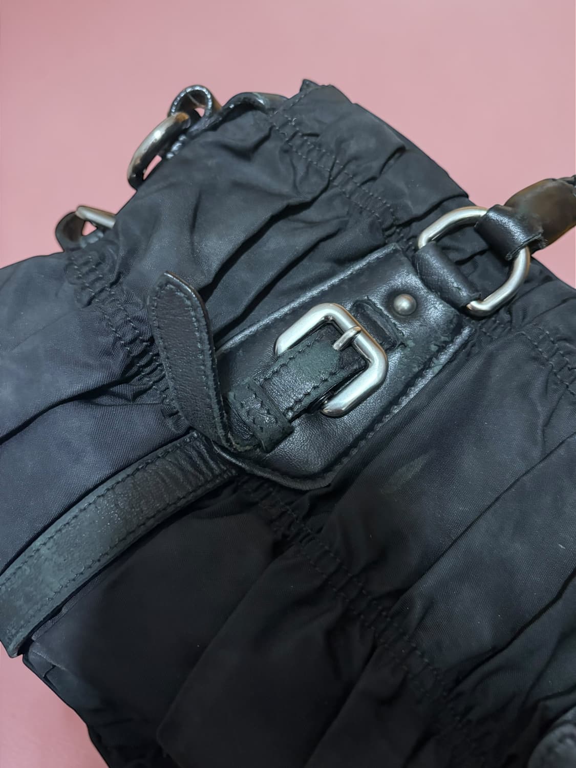 프라다 포코노 가죽 고프레 토트백 상품이미지7