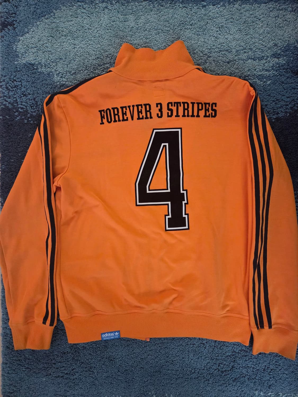 아디다스 유로파커스텀 1974네덜란드블랙라인 복각오렌지트랙탑져지1 10 상품이미지5