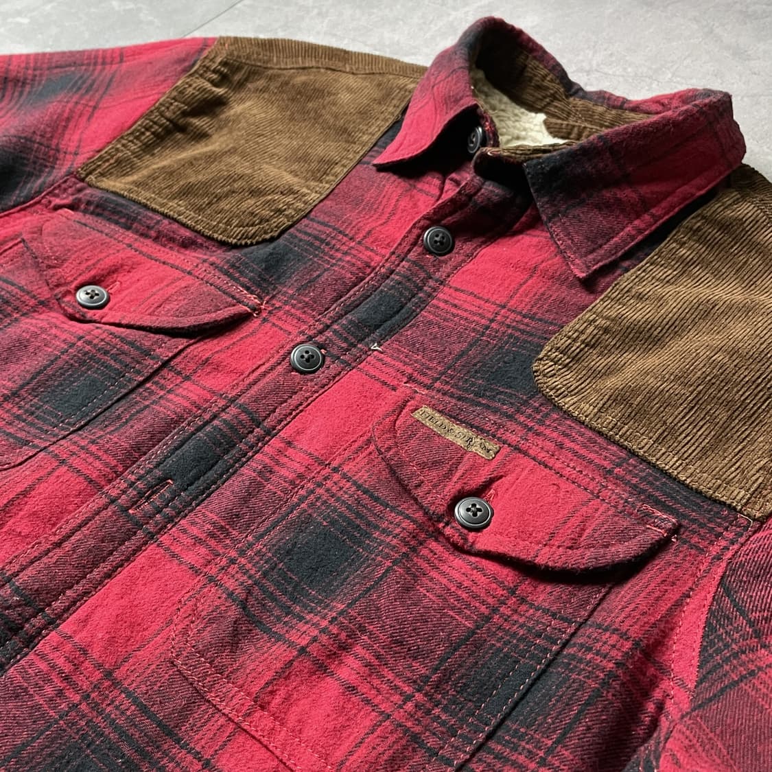 FIELD & STREAM 필드앤스트림 빈티지 셰르파안감 체크플란넬 자켓 상품이미지2