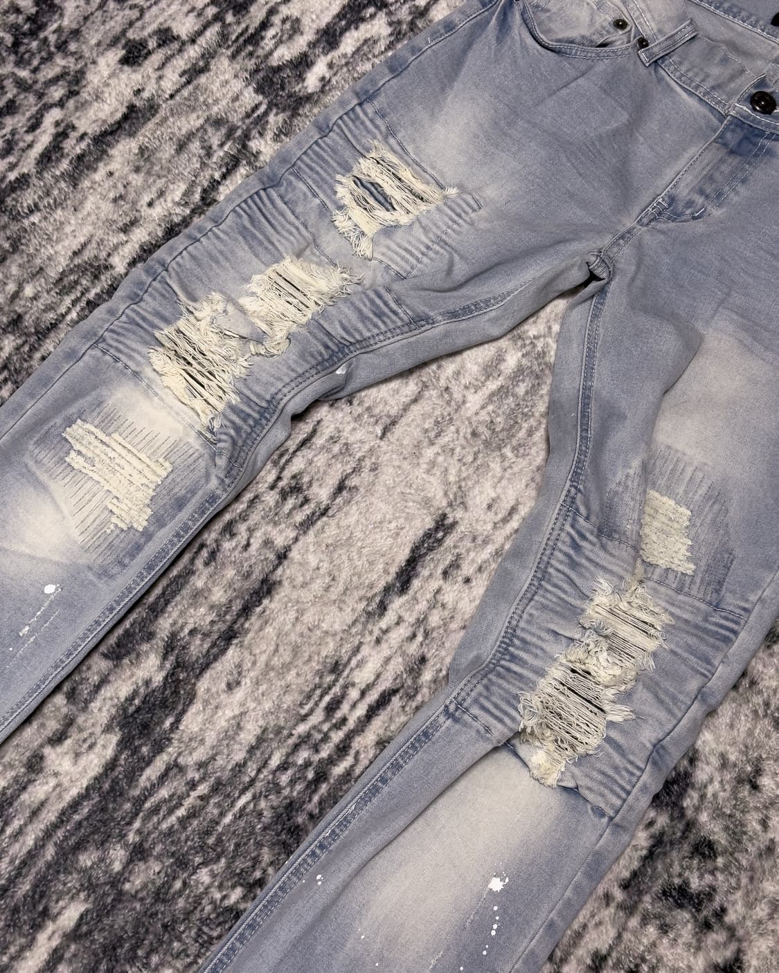 {In The Attic} Ripped Biker Skinny Jeans 상품이미지5