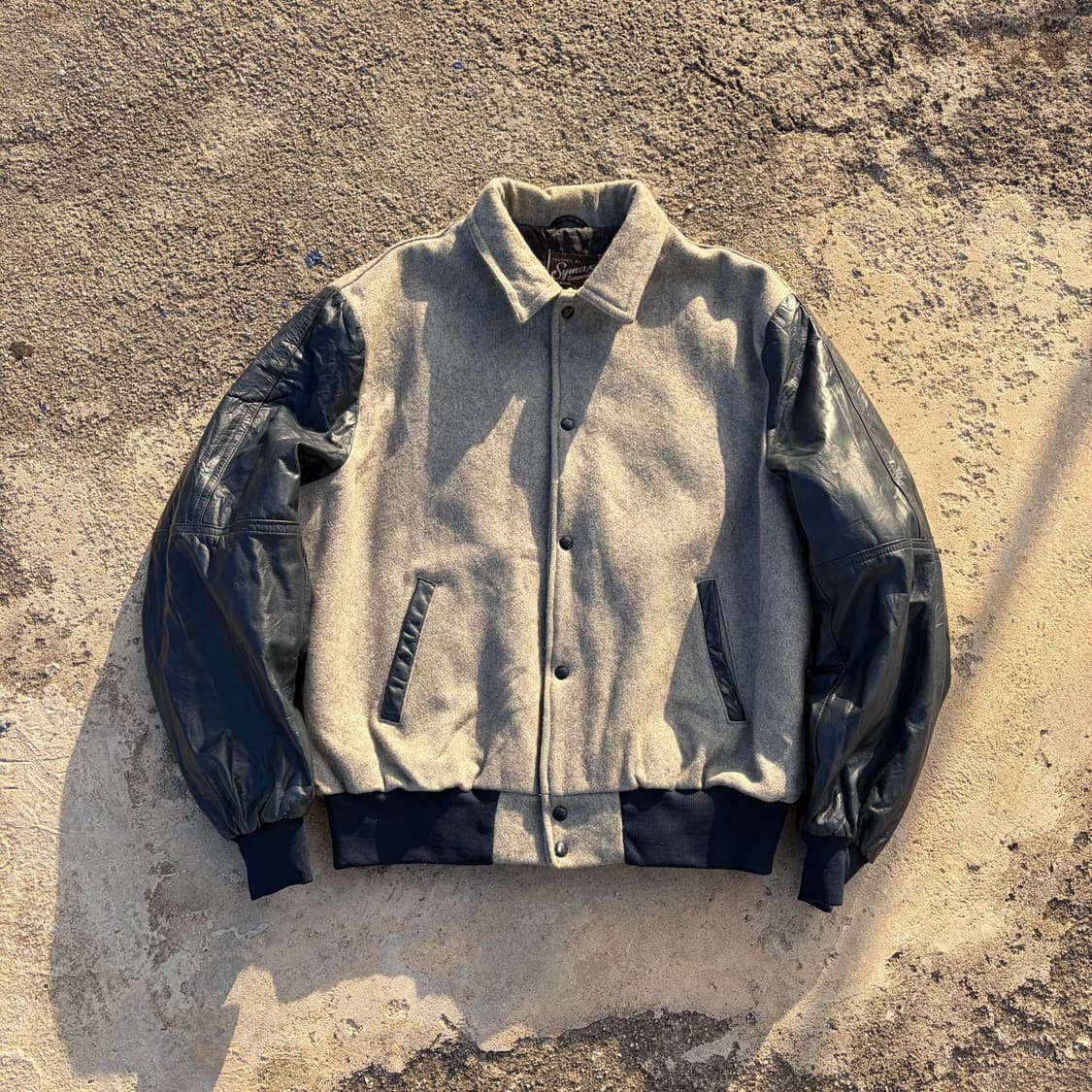 80s CANADA 빈티지 울 바시티 자켓 L 상품이미지1