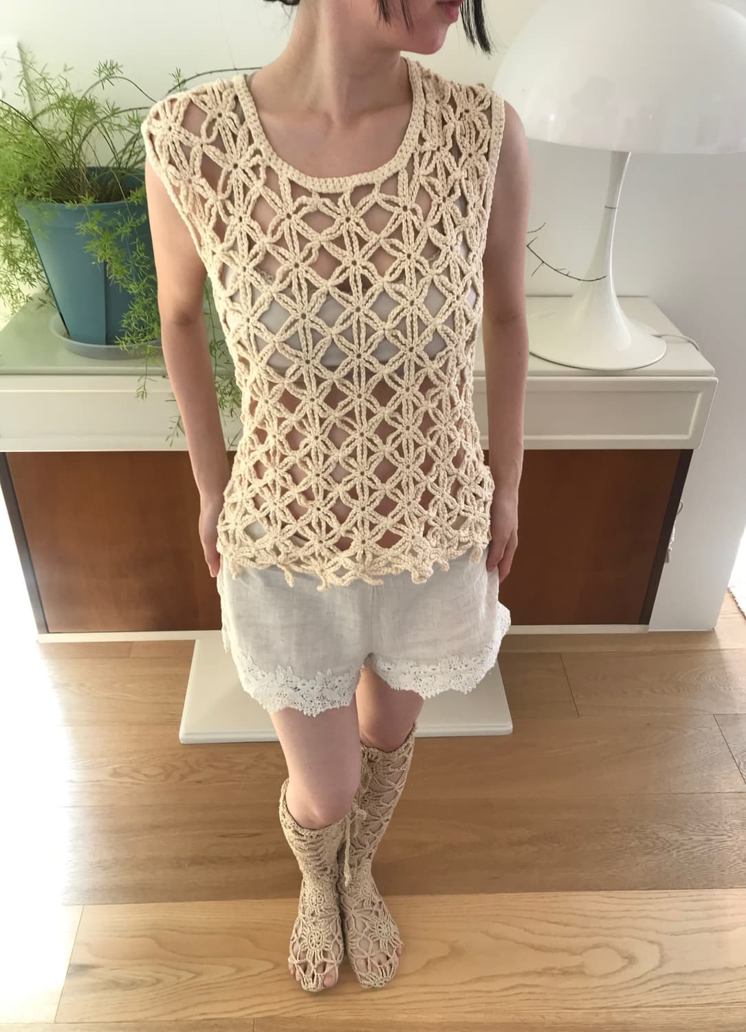 vintage lace short pants 상품이미지4