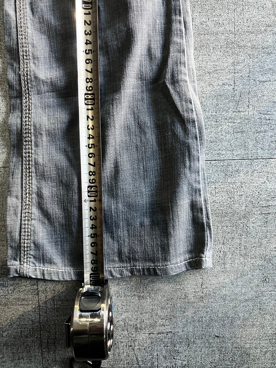 일본빈티지 Earron 핀터깔y2k 보헤미안 워시드 부츠컷팬츠 상품이미지4