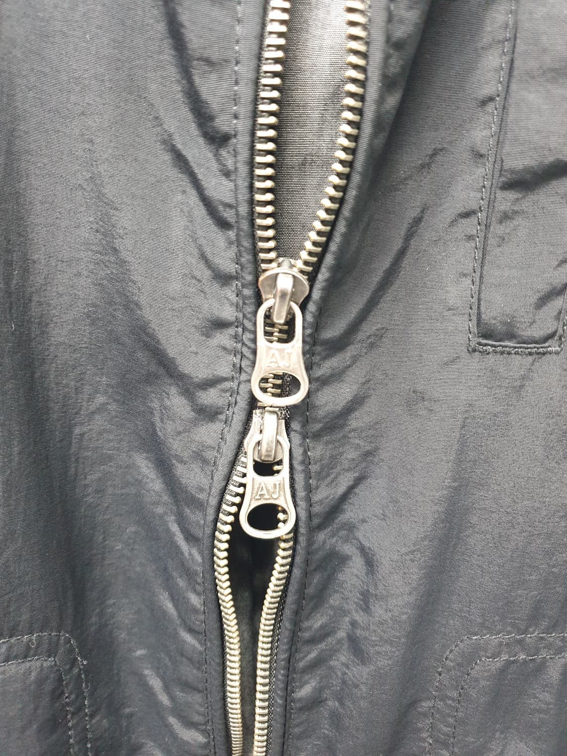 아르마니진 블랙 봄버 자켓 xl 54 상품이미지4