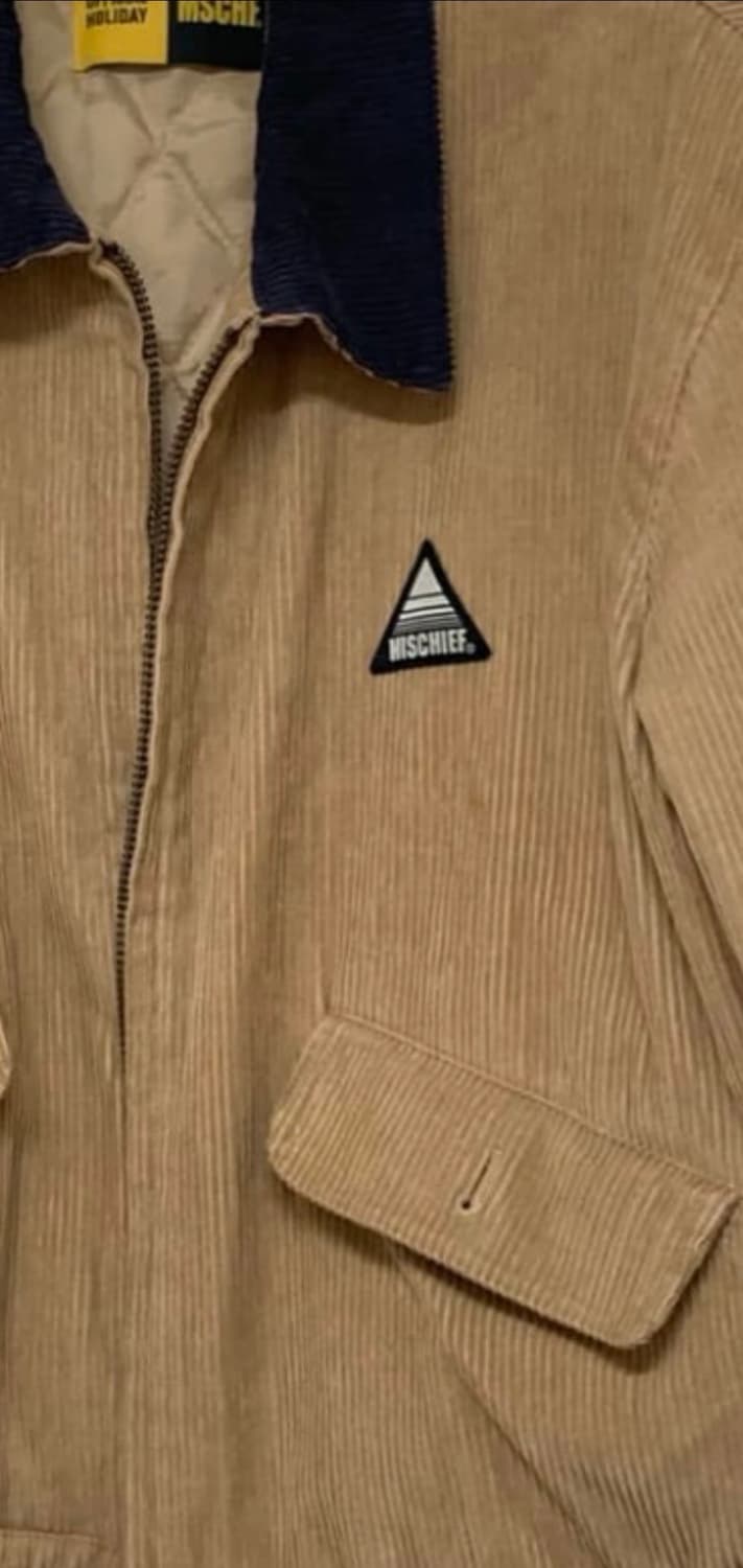 희귀템) 미스치프 x 오피셜할리데이 콜라보 코듀로이 블루종 상품이미지4