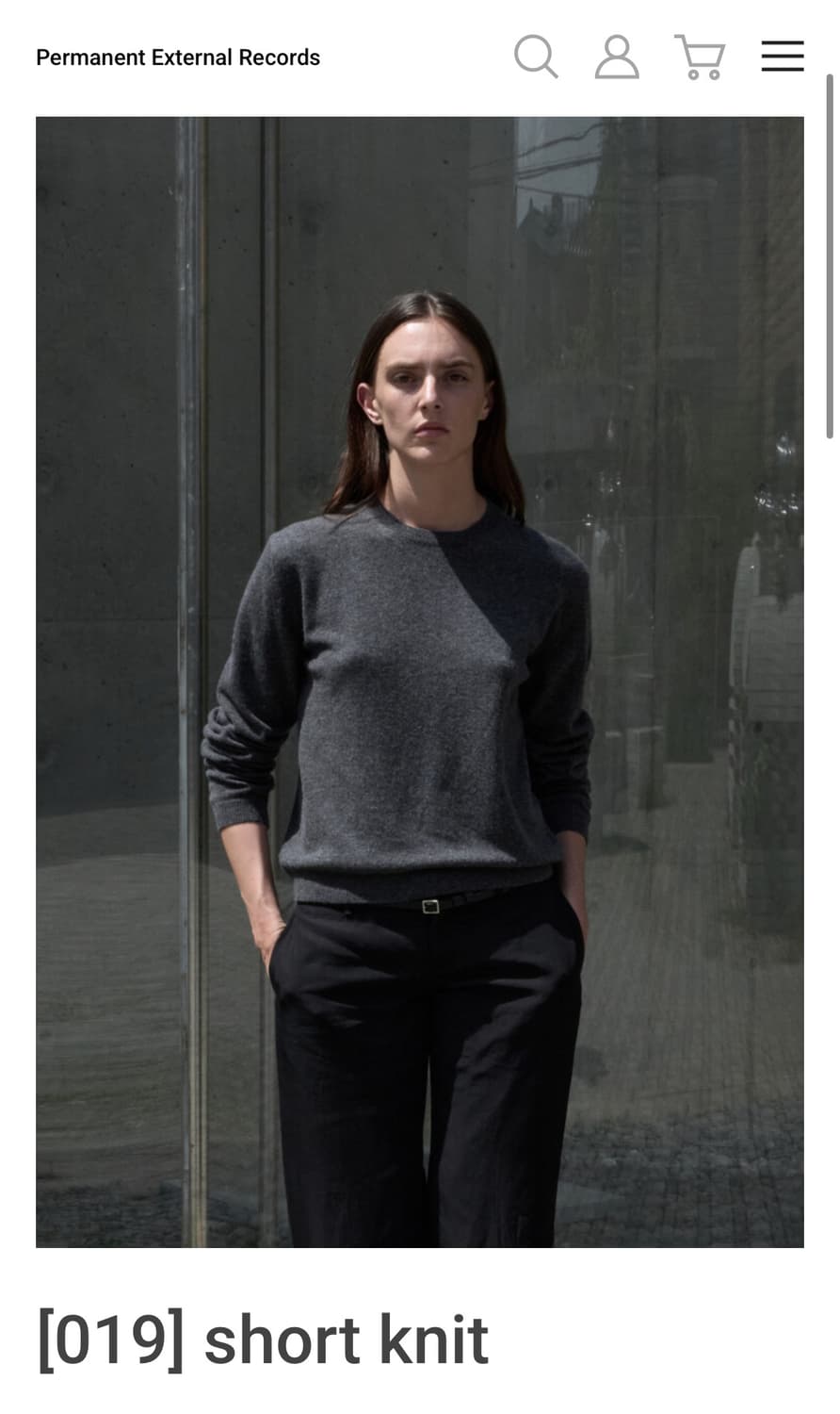 머듈 short knit 블랙 3 상품이미지1