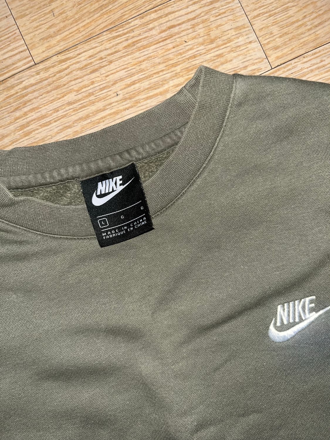 Nike 그린 스웻 (L) 상품이미지2