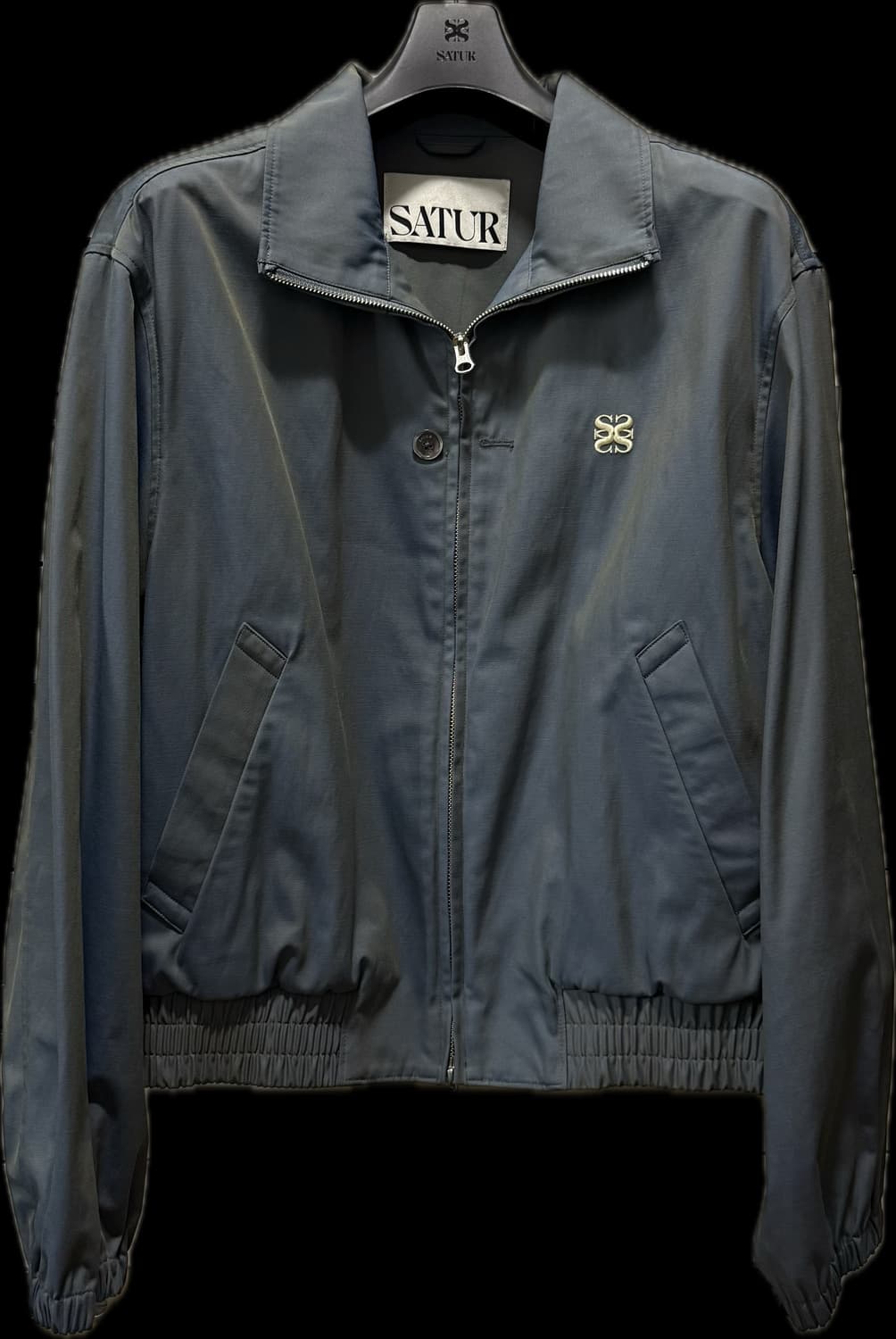 세터 레체 투톤 집업 자켓 에메랄드 블루 상품이미지3