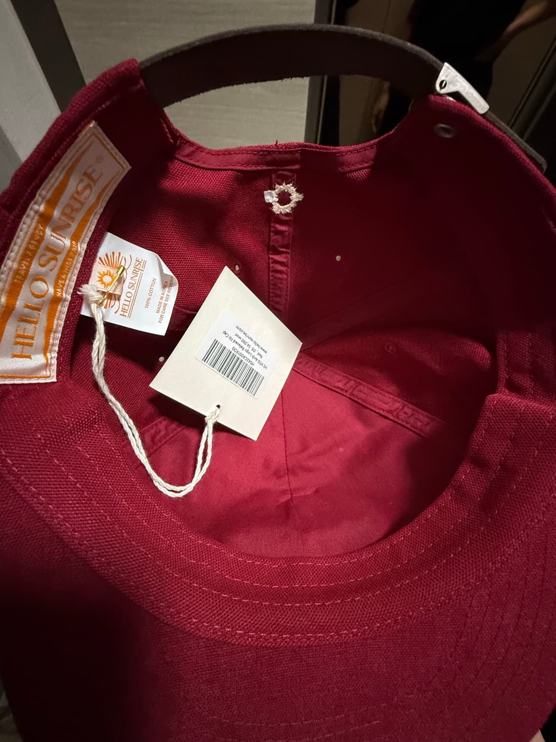 헬로선라이즈 모자(새상품) 상품이미지2