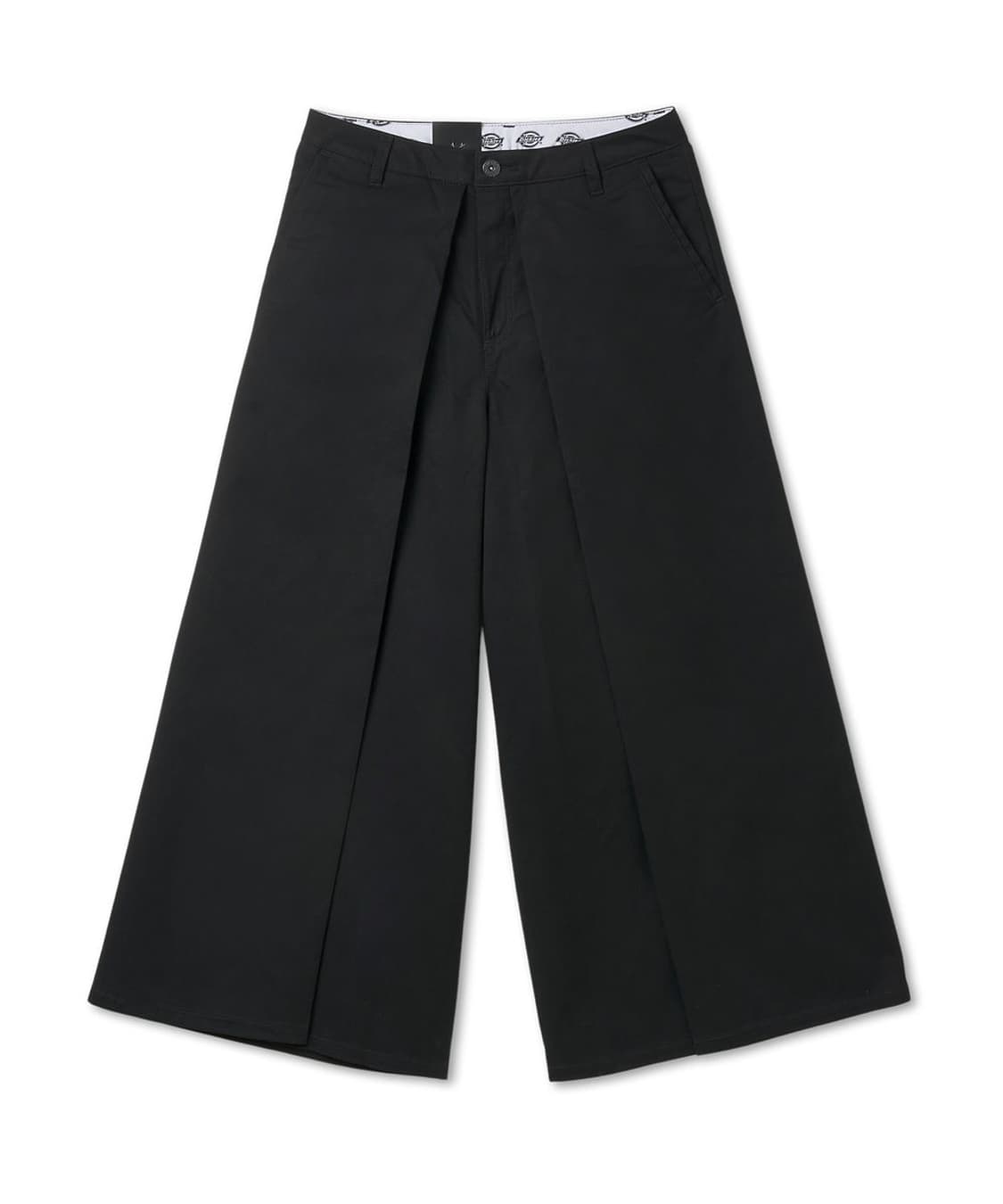 디키즈 패디드 핀턱 와이드 레그 팬츠 블랙 28 상품이미지1