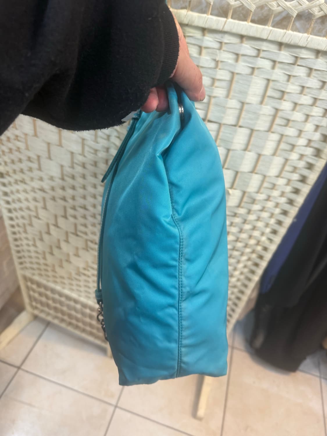 정품 프라다 나일론 쇼퍼백 팝니다 상품이미지5