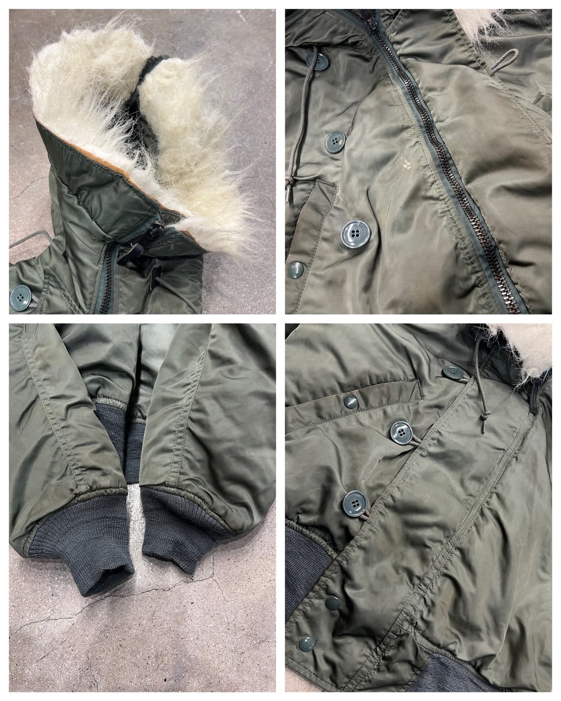 80‘s US Army HOOD N-2B E.C.W 파카 상품이미지10