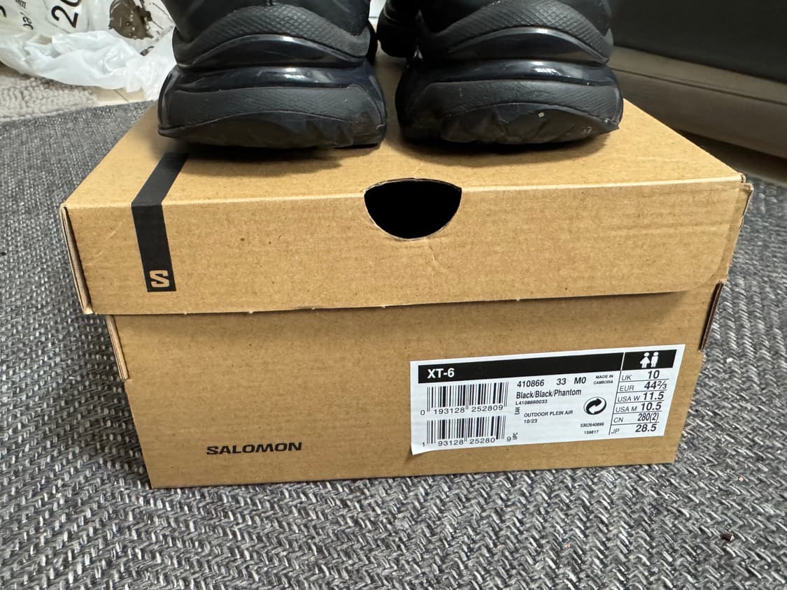 살로몬 xt-6 ADV 블랙 285 상품이미지3