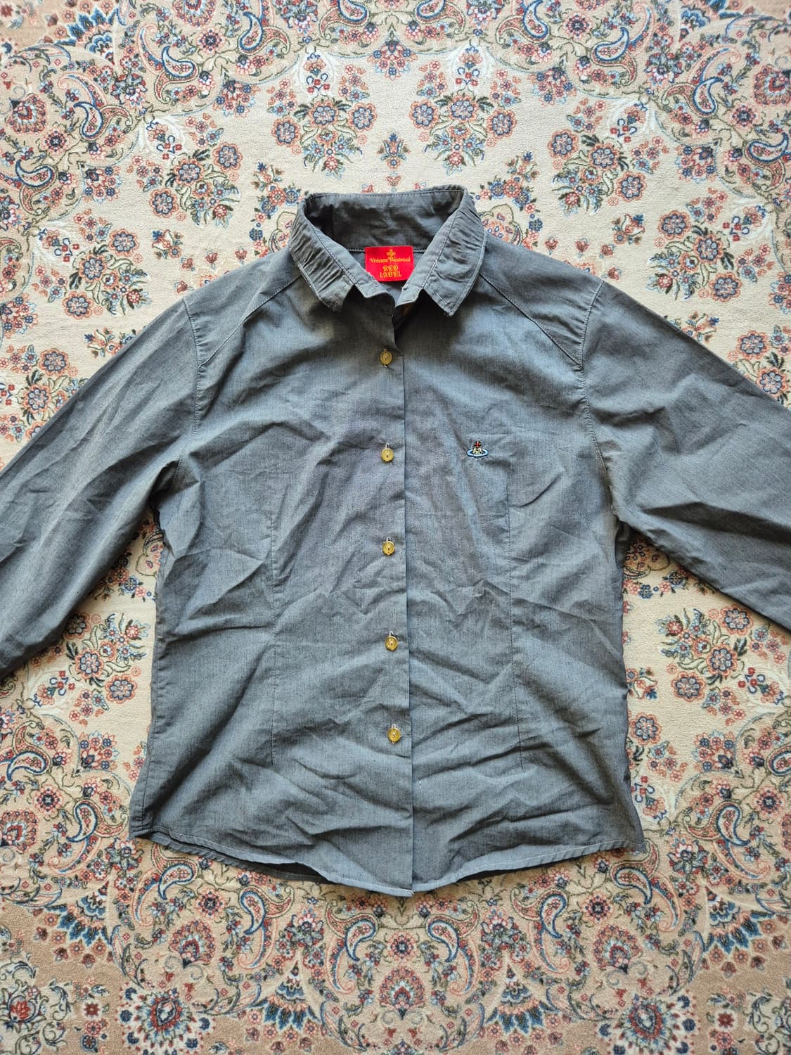 비비안웨스트우드 레드라벨 그레이 셔츠 상품이미지1