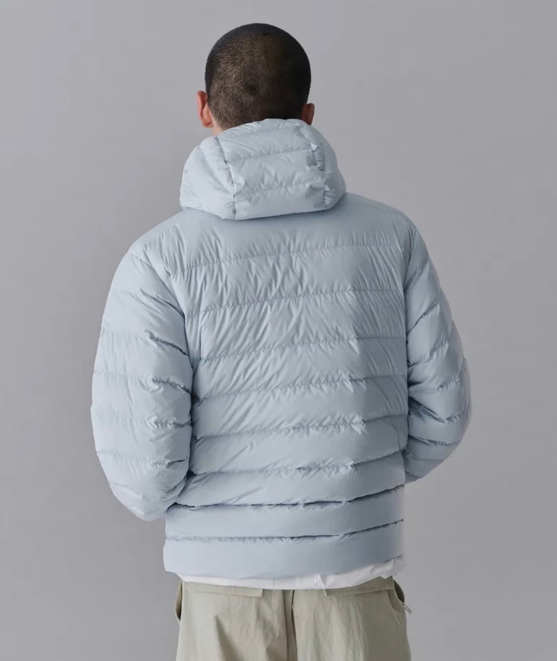 무신사 스탠다드 시티레저 경량패딩 M 클라우디블루  상품이미지2