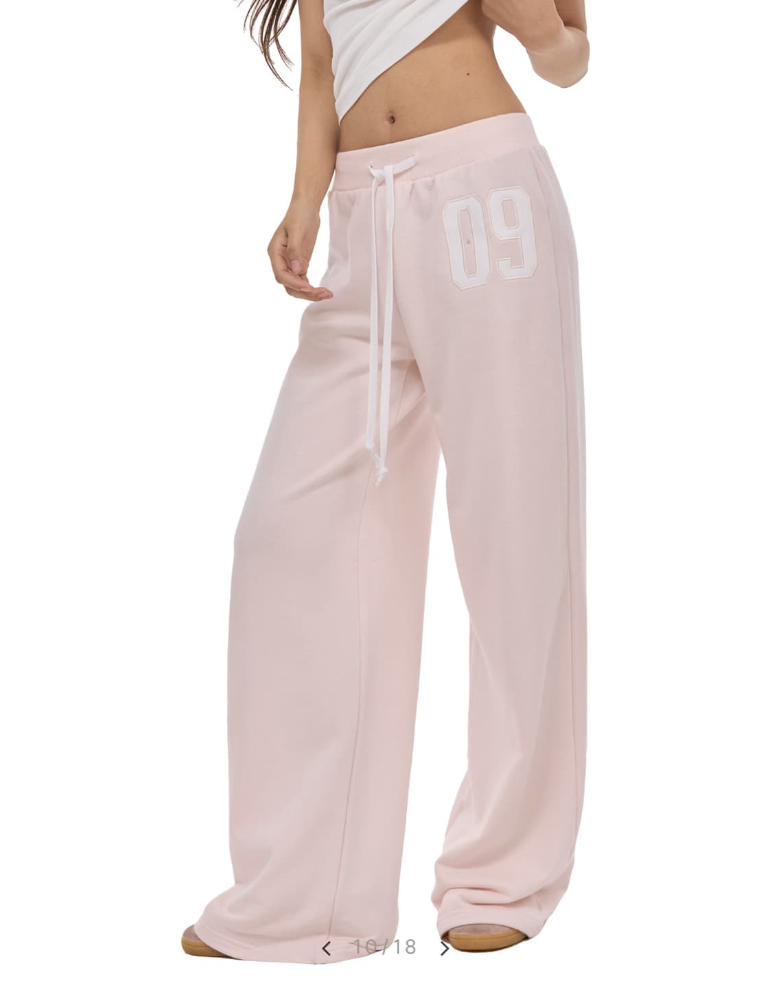 (미개봉) 클리시어 09 넘버링 팬츠 핑크 상품이미지2