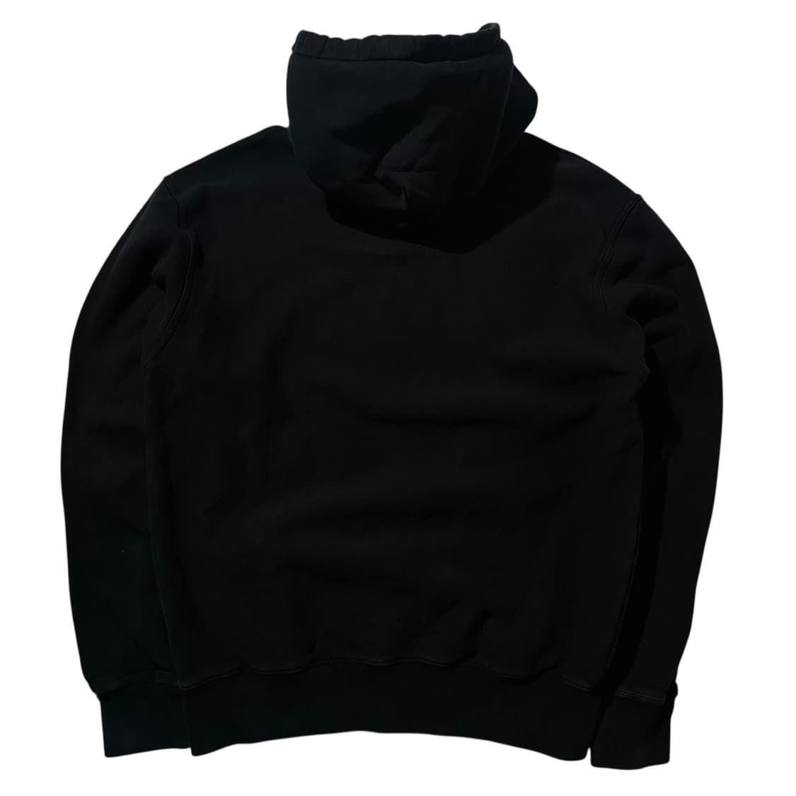 스투시 스탁로고 후드 블랙 상품이미지2