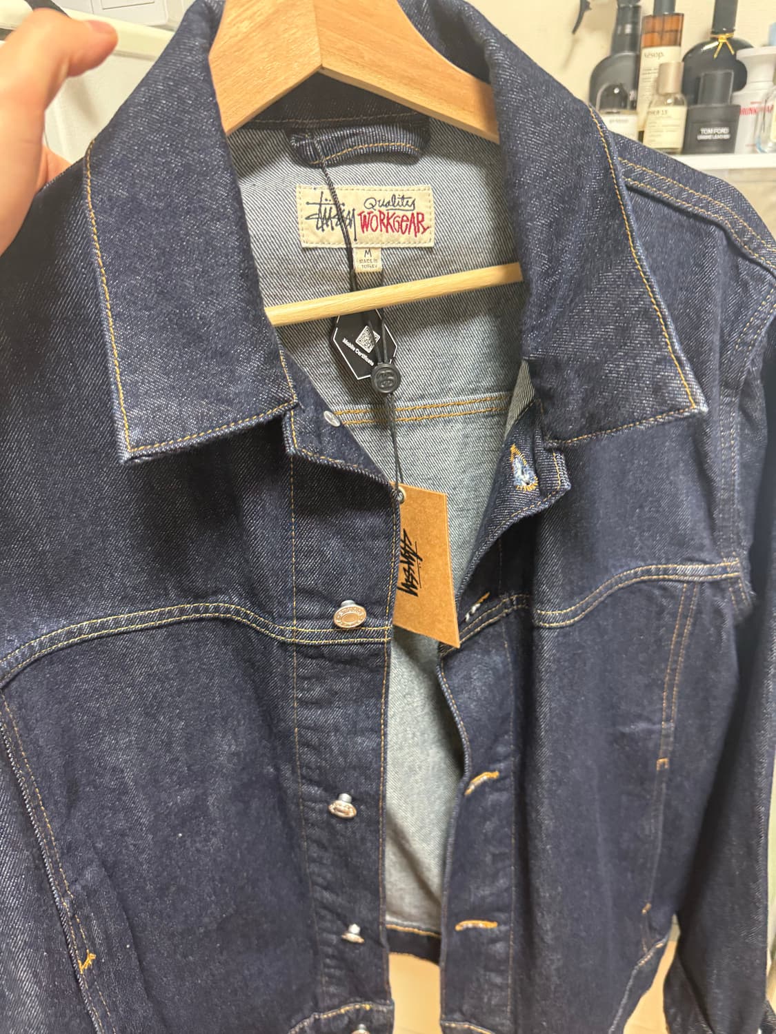 스투시 데님 자켓 새상품 상품이미지1