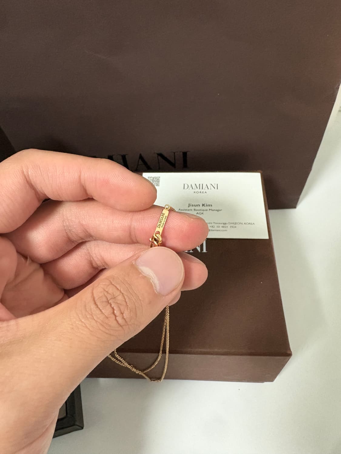 다미아니 벨에포크 레인보우 한정판 목걸이 풀구성 판매 상품이미지5