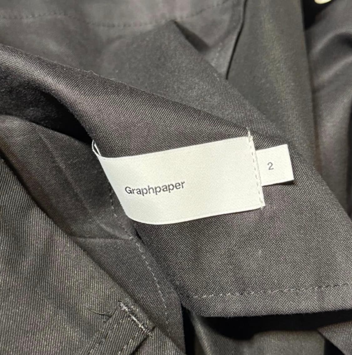 [M] 그라프페이퍼 하이트위스트 개버딘 팬츠 상품이미지8